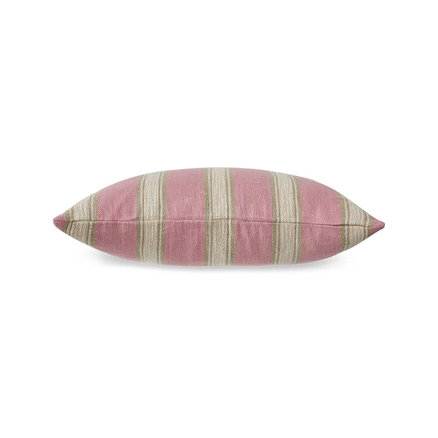 Woven Striped Cushion Blush (60X40cm) - Image 3